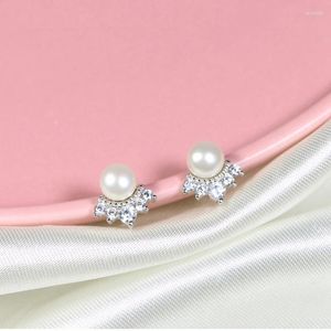 Baumelnde Ohrringe, edler Schmuck, echtes 925er-Sterlingsilber, Krähen-Luxus-Perlenohrring für Frauen, Hochzeitsgeschenke