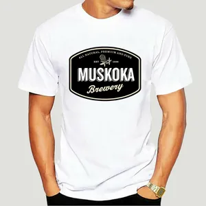 Homens camisetas Homens Marca Camiseta Verão Top Tees Muskoka Cervejaria Cerveja Camiseta Roupas Tamanho 4XL 5XL Atacado Camiseta 3142X