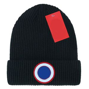 Vinter beanie designer hattar för män stickad skalle cap ins populära Bonnet Classic Letter Print Woolen Black Beanie Womens Casual HG014