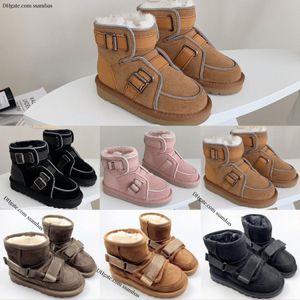 Kids Boots Mini Girls Toddler Shoes Ultra Designer Genuine Leather Boot Boys Reflective Strip Classic Children kid youth toddler h8v8#