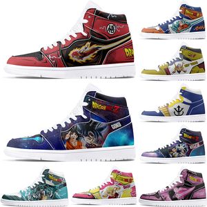 New Customized Shoes hot 1s DIY Sports Basketball Shoes boys girls Anime Character Customization Personalized Trend Fashion Outdoor Basketball Shoes