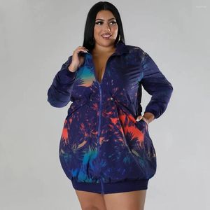 Ubranie etniczne 3xl 4xl afrykańska sukienka plus size dla kobiet mody dashiki drukowane marszczenia vestido ociela się elegancka impreza