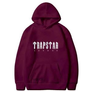 Tuta Trapstar Felpe con cappuccio da uomo Felpe Casual con cappuccio da uomo Moda Donna Trap Star Stampa Top con cappuccio Coppie Abiti larghi Taglia asiatica M-3XL M7XZ