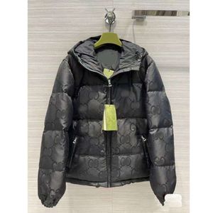 24SS Desginer Роскошный пуховик Guccs Fashoin Winter New Pop Street Fashion Network Красное модное пуховое хлопковое пальто на молнии с капюшоном унисекс с капюшоном cucci