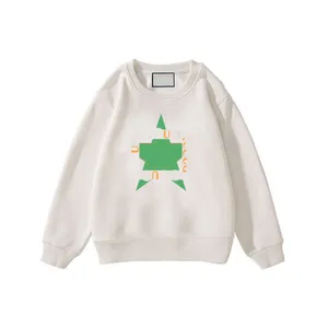Casual impressão em torno do pescoço branco hoodies inverno crianças roupas sweatershirt clássico g crianças hoodie manga longa sweatershirts csd2310231