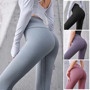Kobiety legginsy żebrowane spodnie jogi wysoko taliny Gym_Eggings Sport Women Fitness SeamlessFemale Kontrola brzucha rajstopy 231021