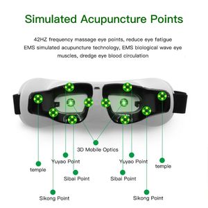 Göz Masajı Görme Kurtarma Eğitim Cihazı EMS Nabız Masaj Koruma Aleti Elektrikli Yeşil Işık Kas Stimülatörü 231023