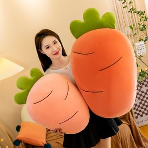 Wholesale of fruit and vegetable pillows, carrot plush toys, cartoon dolls 40cm