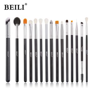 Makeup Tools Beili Brushes Set 15st Professional Eyebrow Eyeshadow Blending Eyeliner Eyelash Eyes Make Up Brush Kit 231023