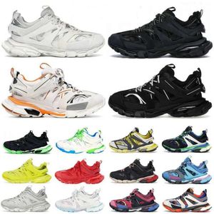 Skor avslappnad ny modedesigner Kvinnor Mensskor Track 3.0 Sneakers Luxury Trainers Triple S Black White Pink Blue Orange Yellow Green Tess.S. T för man som släpper frakt