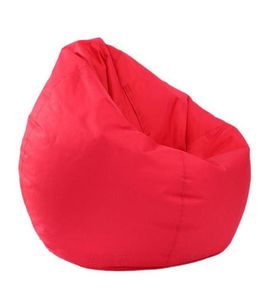 Stol täcker fast färg vattentätt linne bönpåse täcker soffa slipcover barn leksak förvaring 11 färger pickchair1718004