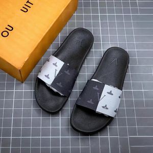 Luxurys Designer Ayakkabı Terlik Sandal Slaytlar Klasikler Waterfront Mules Kadın Erkekler Yaz Havuz Kauçuk Slayt Moda Sıradan Sandale Sliders Plaj Antislip Slaytlar