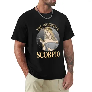 Men's Polos Scorpio Zodiac Sign Astrology Astrological T-Shirt Short Sleeve Tee Men Clothes