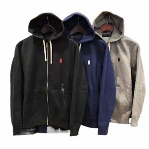 mens hoodies Sweatshirts Designer men sweater zip half Hoodie Loose horse jackets polo mens clothig Top Asian size XXL Y8Q7#