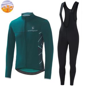 Radtrikot-Sets Wyndymilla Winteranzug Flanell-MTB-Jacke Ciclismo Warme Unisex-Sportbekleidung widersteht starkem Wind gegen Kälte 231023