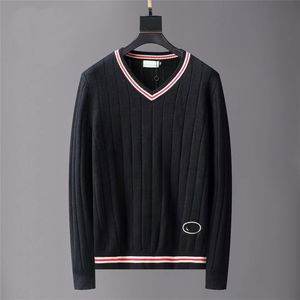 Maglione da uomo Maglieria di design Pullover casual di alta qualità Tecnologia di marca Cardigan scozzese Street Wear Moda Taglia asiatica M-3XL