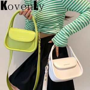 Evening Bag's Handbag Trendy Leather Liten Clutch Bag For Women Pure Color Long Strap Crossbody Woulder Female Purse 231023