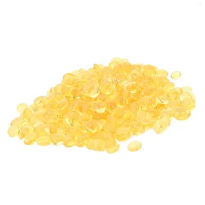 Girl Dresses Hair Glue Beads Odorless High Viscosity Anti Aging Safe To Use 100g Extension Grain Yellow For Shoes