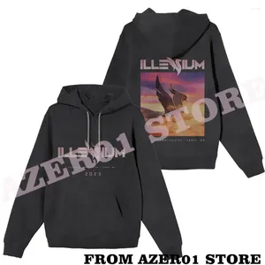 Мужские толстовки Illenium Gorge Tour Merch, зимняя мужская/женская милая уличная одежда с капюшоном, толстовка с длинными рукавами и логотипом