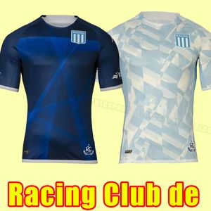 23/24 Racing Club de Avellaneda Soccer Jerseys 2023 2024 Churry Rojas Lisandro Solari Fertoli Cvitanich Miranda Fertoli Football Shirt Uniforms