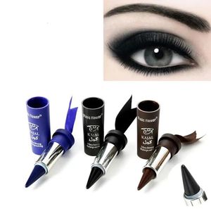 Cień oka kobiety dymne oczy ołówek ołówek gęste ołówek żel żel czarna wkładka Bold Eyeliner Kolor niebieski czarny wodoodporny długie 1 szt. 231023