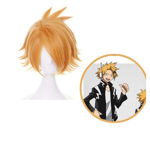 My Boku No Hero Academia Kaminari Denki Party 역할 연극 가발 코스프레 의상