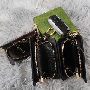 Luxury men's waist buckle leather Presbyterian keychain random pattern pendant car keychain ring Fashion couple creative gift