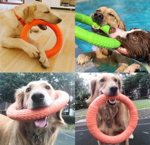 NEW Dog Toys for Big Dogs EVA Interactive Training Ring Puller Resistant for Dogs Pet Flying Discs Bite Ring Toy for Sma1456659