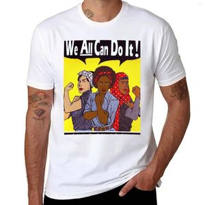 Men's Polos We Can Do It T-Shirt Anime Cute Clothes T-shirts Man For Men