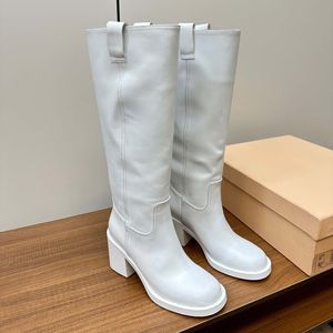 2023 Boots Boots الخريف والشتاء Monolith للسيدات المضاد للانزلاق الدائري رئيس ندوة فاخرة النساء العلامة التجارية