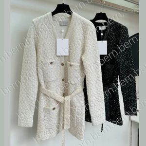 Maglione da donna in cardigan alla moda di alta qualità con logo del marchio Cappotto da donna regalo di Natale