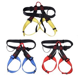 Climbing Harnesses Professional Outdoor Sports Safety Belt Rock Climbing Harness Waist Support Half Aerial Survival Equipment 231021