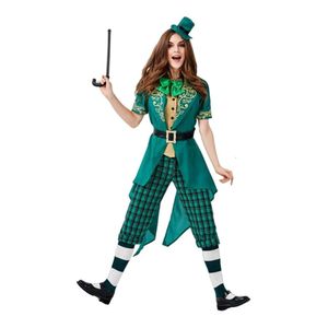 Halloween Costume Women Designer Cosplay Costume Halloween Carnival Irish Goblin Dress Up St. Patrick Carnival Costumes Stage Costumes