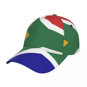 Ball Caps okrągła flaga Południowej Afryki Outdoor Sport Baseball Hat Men Visor Cap Street Hip Hop