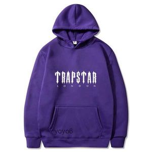 Tuta Trapstar Felpe con cappuccio da uomo Felpe con cappuccio casual da uomo Moda Donna Trap Star Stampa Top con cappuccio Coppie Abiti larghi Taglia asiatica M-3XL 25UY