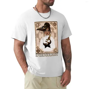 Męskie epidemiolog (steampunk art) T-shirt T-shirt Dostosowane T koszule anime vintage ubrania męskie męskie i wysokie