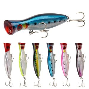 Baits Lures Saltwater Fishing Topwater Floating 125cm40g Big Popper Lure Articulos Type Artificial Bait 231023