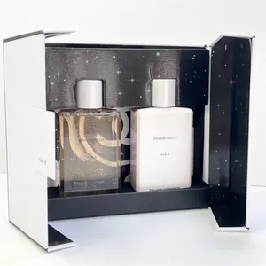 Luxus-Marken-Körperwaschmittel Mademoiselle Paris 200-ml-Set für Mädchen und Frauen, Körper- und Gesichtsreinigungsduft, hochwertig, angenehm riechend, mit Geschenkbox, Weihnachtsgeschenk 2023