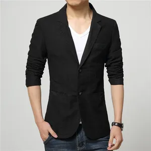 Garnitury męskie 2023 Przyjazd Wysokiej jakości pojedynczy przycisk Blazers Men Korean Fashion Slim Fit Casual Blazer