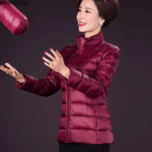 Herbst Winter Frauen Daunenmäntel Ente Daunenjacke Frauen Ultraleichte Daunenjacke Frauen Mantel Windjacke