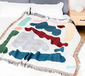 Blankets Lovely Sofa Blanket Cover Home Decoration Universal Cushion Bed Room Bedspread Jacquard Picnic Camping Tablecloth