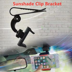 Nowy w montażu samochodu Uchwyt telefonu Sunshade Cell Clip Clip Stand Stay Universal