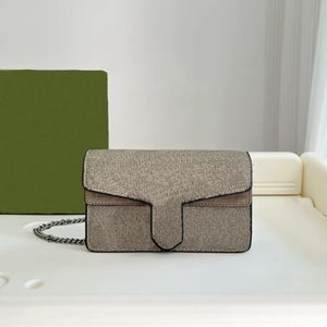 Moda crossbody saco ao ar livre bolsa feminina clássico estilo de impressão design mini bolsa de ombro corrente com código de série