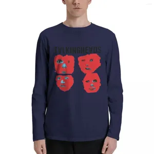 Men's Polos Talking Heads - Remain In Light Long Sleeve T-Shirts Oversized T-shirt Tees Men Clothing