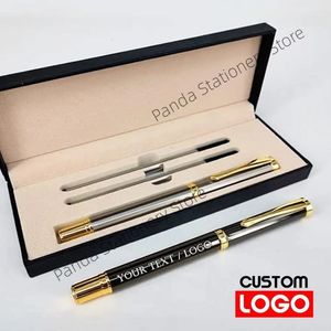 Ballpoint Pens Metal Pen Signature Laser Engraving Custom Text Gift High grade Commercial Advertisement 231023