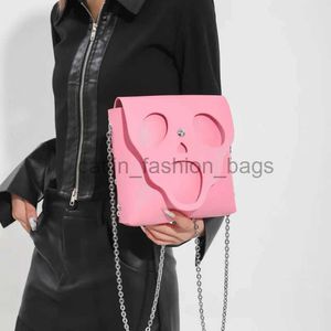 Cross Body Cool Mini Portable Pone Bag Ollow Skull Wallet Pocket Cross Body Bag Men's Shoulder Bag Women's Leater Waist Bag Fanny Bagcatlin_fashion_bags
