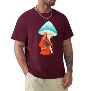 Herren Polos Shroom Wizard T-Shirt Grafik T-Shirt Custom Shirts Herren Kleidung Herren Weiß