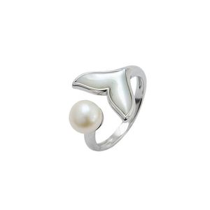 Impostazioni per gioielli S925 Sterling Sier Impostazioni per anelli di perle Moda K Oro Fishtail Sirena Monti Accessori Ps4Mjz102 Consegna di goccia Dhapg