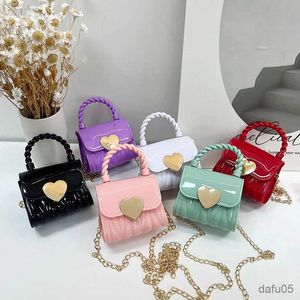 Handtaschen Niedliche Liebesherz Kinder Umhängetasche Schöne Baby Mädchen Quadratische Mini Umhängetaschen Einfache Prinzessin Kinder Handtaschen Geldbörse