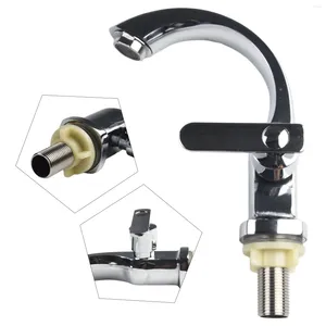 Bathroom Sink Faucets Accessories Faucet Water Chrome Counter Lavatory Single Lever Square Taps